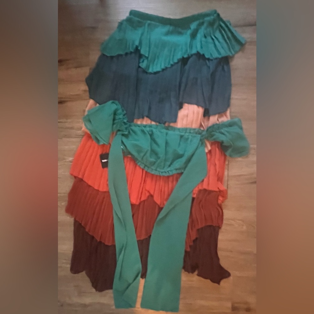 Fashion Nova Multicolor Layered Dress